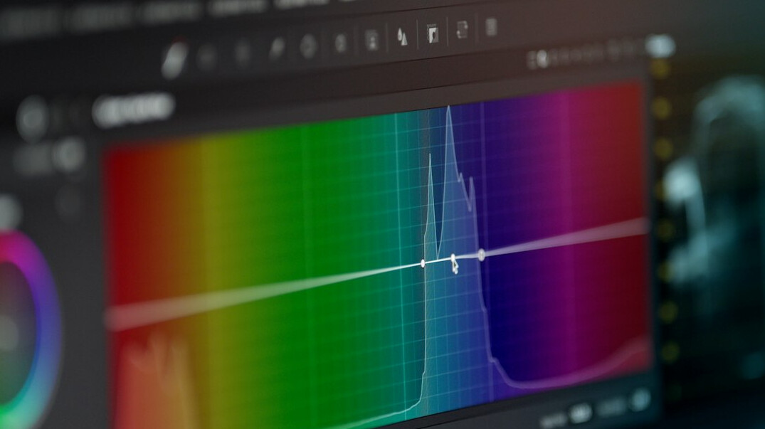color grading timeline in software